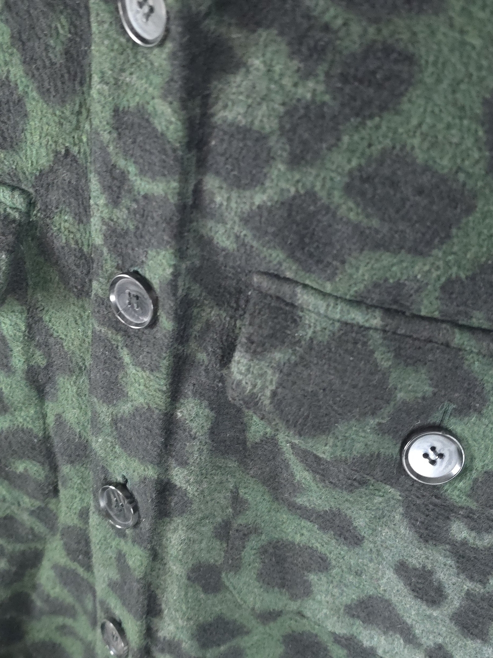 Rebecca Minkoff Raegan Green Leopard Jacket Med M - Picture 7 of 12